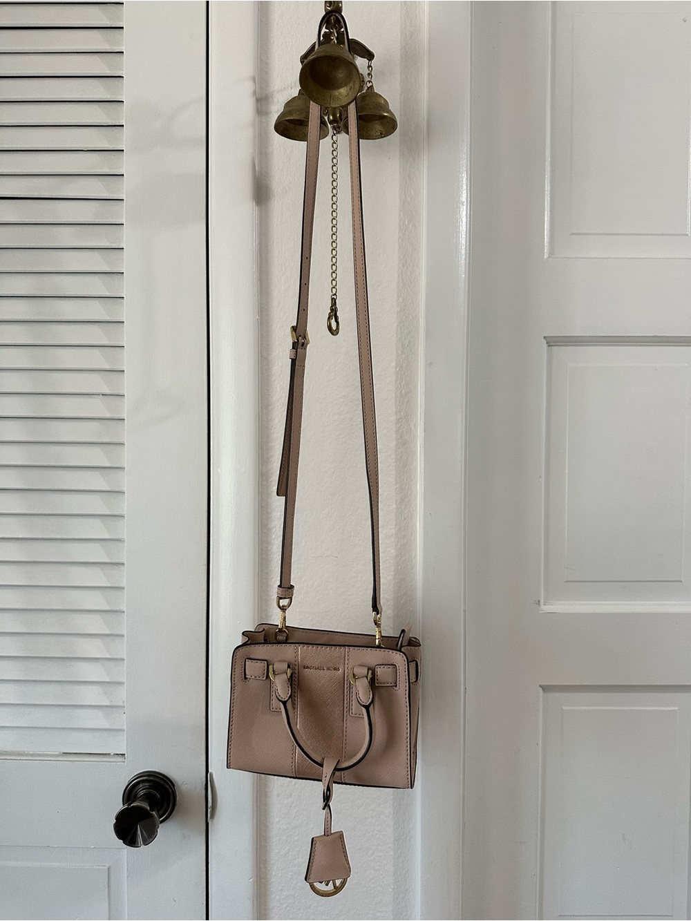 Michael Kors Blush light rose/champagne  Mini Satchel Crossbody